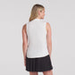 Aerlon Mock Sleeveless Golf Polo - Warm White