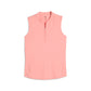 Aerlon Mock Sleeveless Golf Polo - Pink Fruit