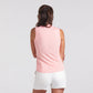 Aerlon Mock Sleeveless Golf Polo - Pink Fruit