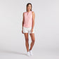 Aerlon Mock Sleeveless Golf Polo - Pink Fruit