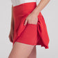 Women's Haute Golf Skirt - Red Fire