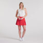 Women's Haute Golf Skirt - Red Fire