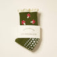 Effortless Club - Grip & Pilates Socks (Sage Mushrooms + Spring Flowers)