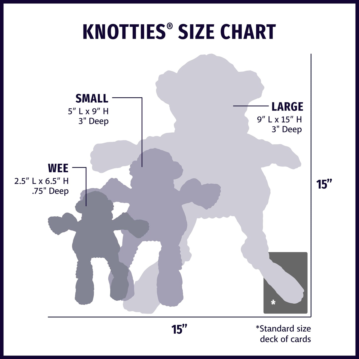 Reggie Raccoon Knottie® Plush Dog Toy: Small