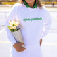 Women's Love All Sweatshirt - Après PICKLEBALL - White / Green