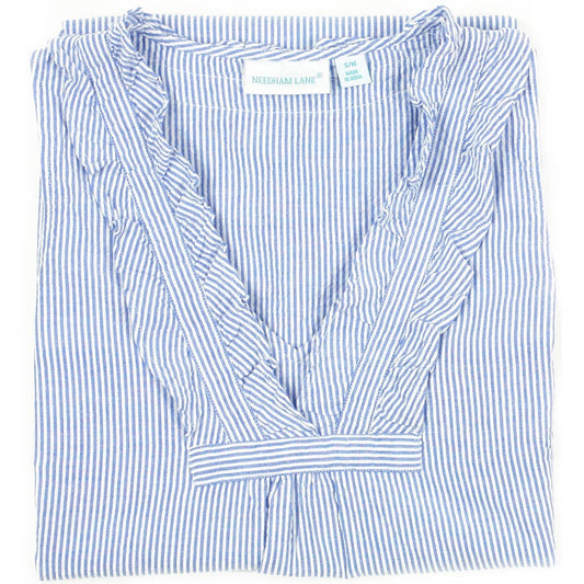 Ruffled 100% Cotton Nightshirt