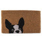 Peeking Dog Doormat-18X30"L