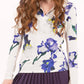 Foray Golf - Printed Sun Shirt: Iris Rhapsody Print