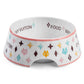 Haute Diggity Dog - White Chewy Vuiton Dog Bowl - 3 Sizes!! Dog Food Bowl: Medium