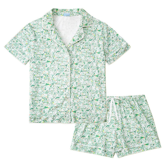 Golf Women’s Button Front Short Pajama Set: