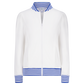 Dynasty Jacket: Cadet Blue with Bright White Stripe / S