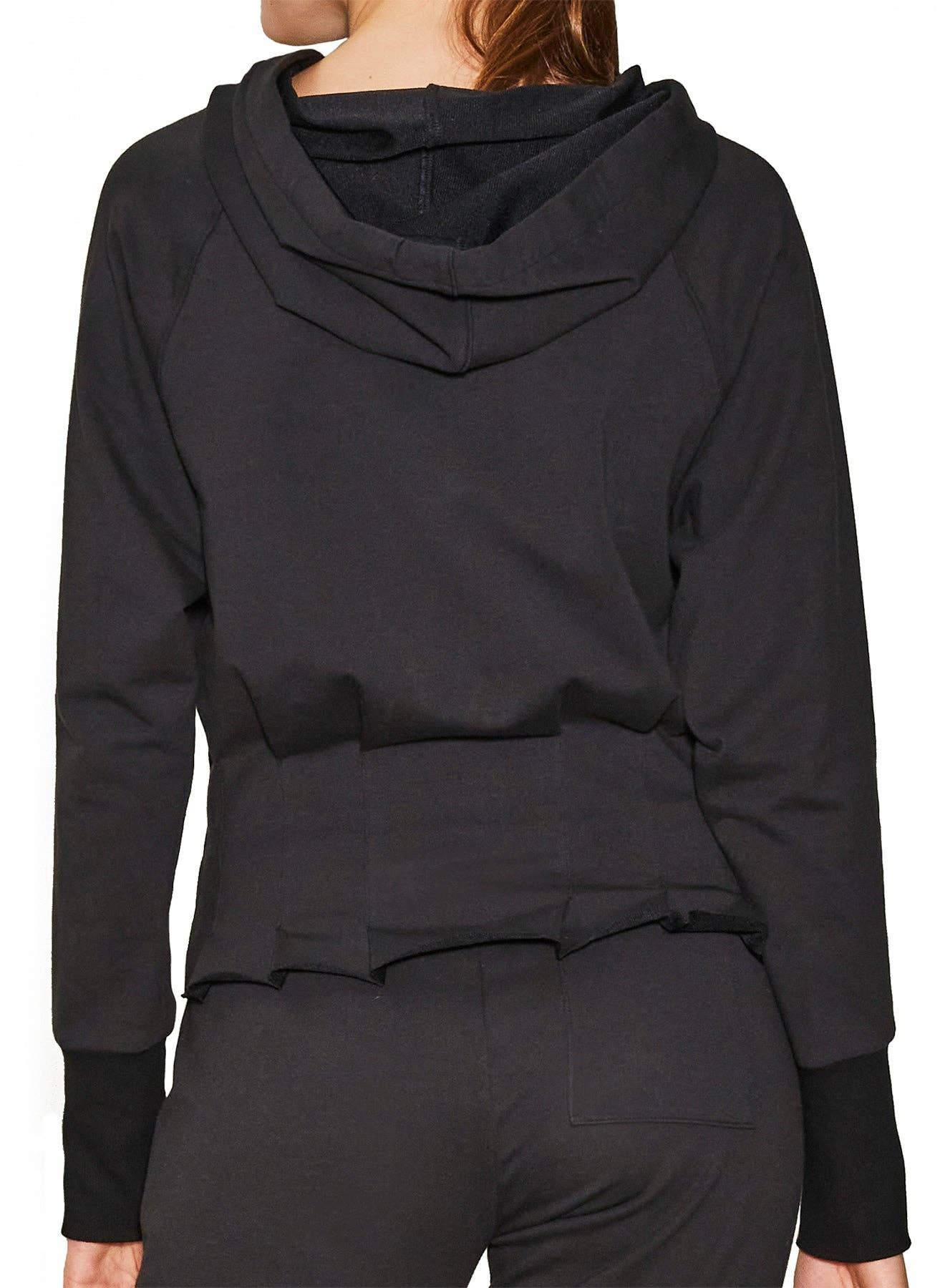 Pleated Hoodie by Urban Savage - Green