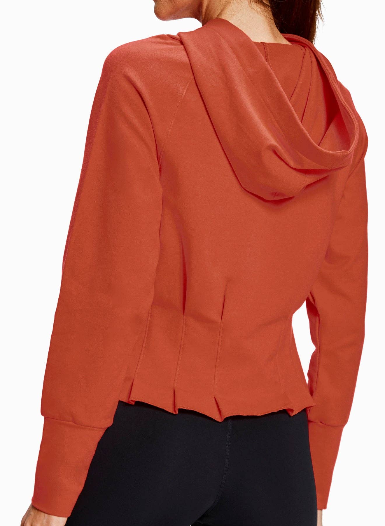 Urban Savage - Pleated Hoodie: Sunset / M