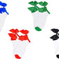 Athletic Bow Lowcut Socks (4 Pair) - Multi-color