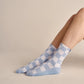 The Checkered Crew Grip Sock