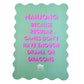 Mahjong Shuffle Card – Scalloped Edition