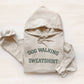 Poppy & Lou - Dog Walking Sweatshirt Hoodie - For Dog Parents: S