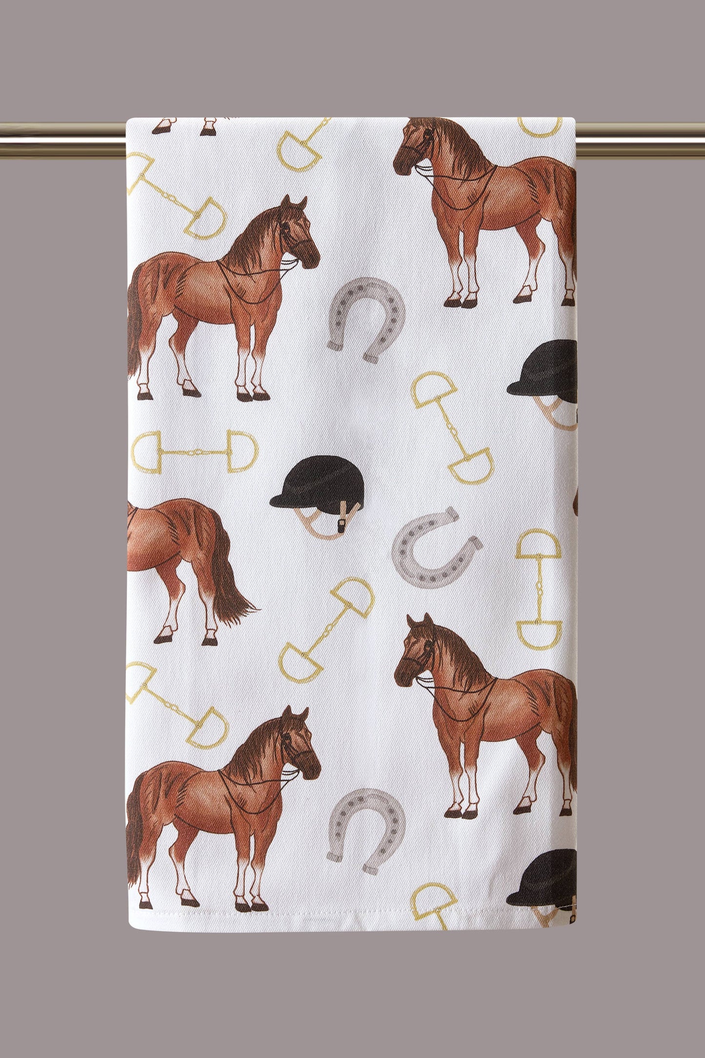 Peking Handicraft - Equestrian Kitchen Towel