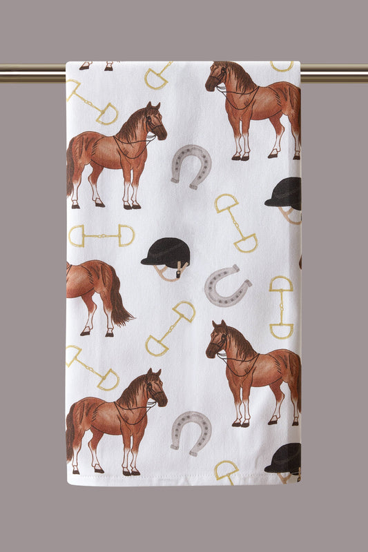 Peking Handicraft - Equestrian Kitchen Towel