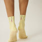 Effortless Club - Grip & Pilates Socks (Sage Mushrooms + Spring Flowers)