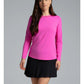 Long Sleeve Crew Neck with Mesh