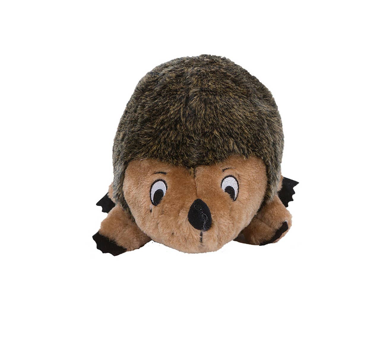 Outward Hound Hedgehogz Brown Plush Dog Toy Medium-Sized