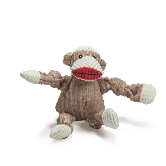 Stuey Sock Monkey Knottie®  Plush Dog Toy: Small