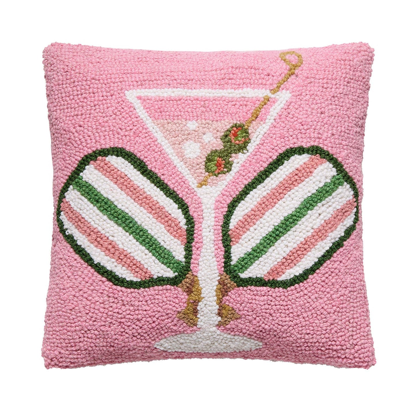 Peking Handicraft - Crossed Paddles Martini Hook Pillow