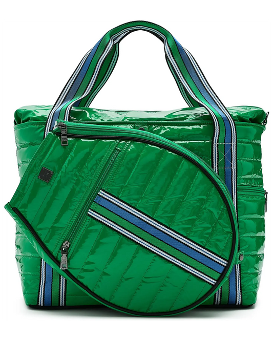Love Royln Tennis Bag - Club Green Patent