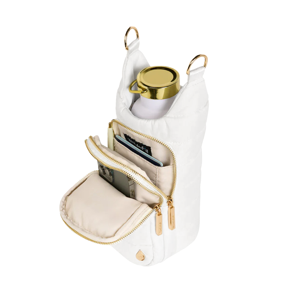 WanderFull - White HydroBag® with Tennis Embroidery