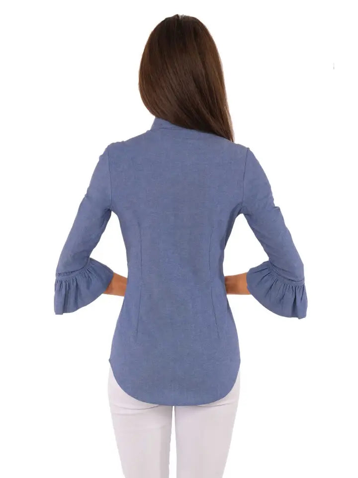 Priss Blouse - Chambray