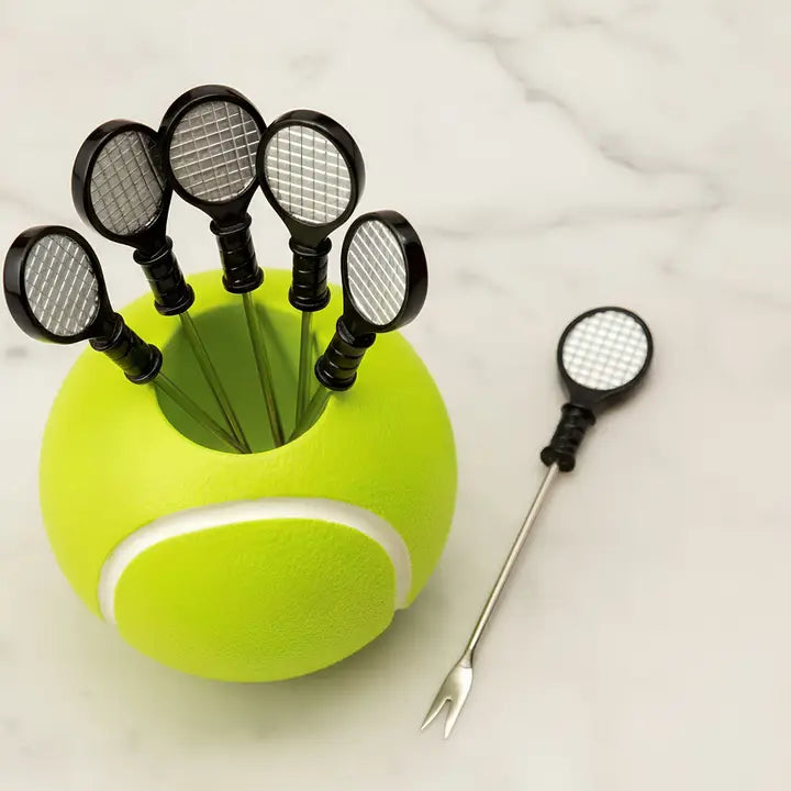 7-Piece Tennis Cocktail Pick Set