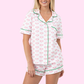 Pickleball Prep - Pickleball Prep Short Pajama Set - Pink: M