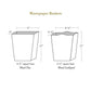 Marye-Kelley - Blue Equestrian Wastepaper Basket: Flat Top