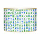 Blue and Green Mahjong Letter Mailbox