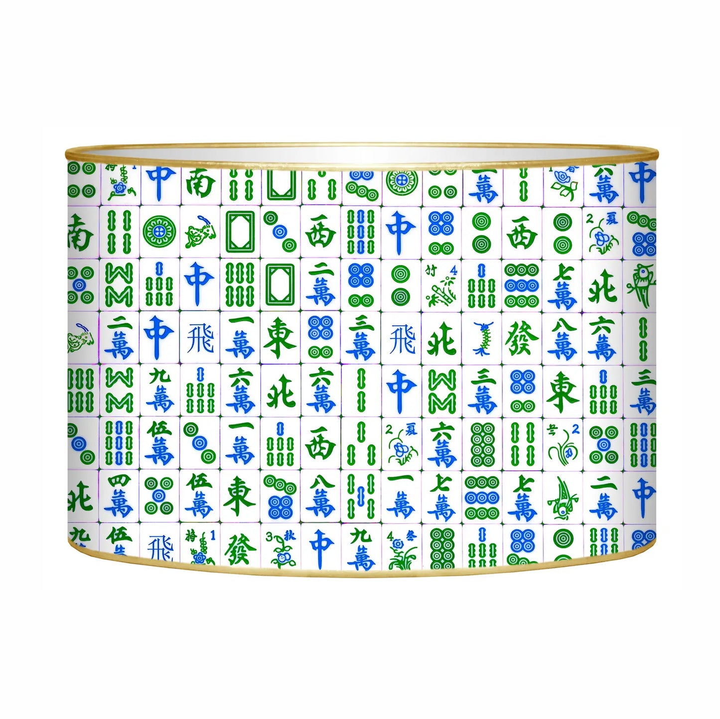 Blue and Green Mahjong Letter Mailbox