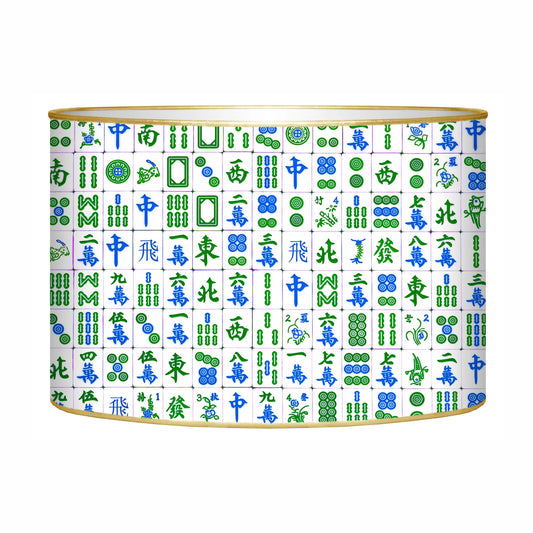 Blue and Green Mahjong Letter Mailbox