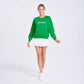 Ame & Lulu - TENNIS Sweatshirt - Green / White