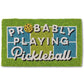 Playing Pickleball Doormat-18x30"L