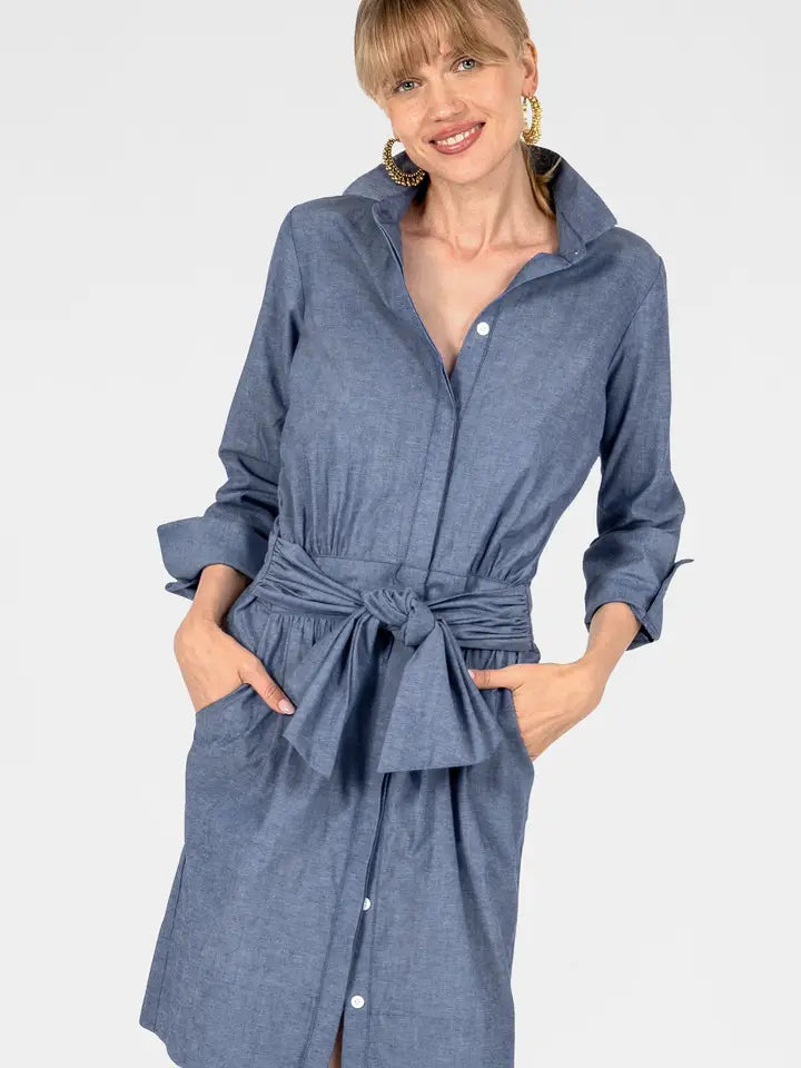 Breezy Blouson - Chambray