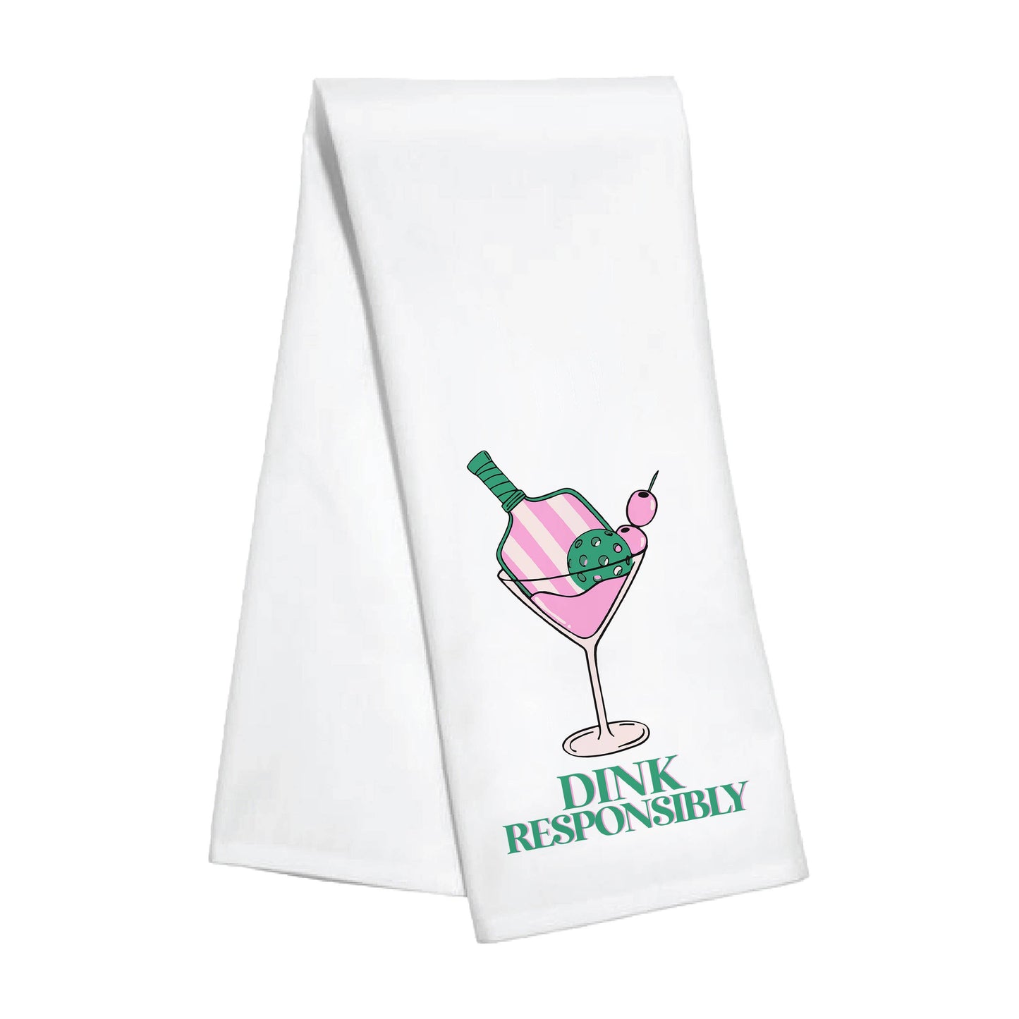 Toss Designs - Kitchen Towel - Dink Responsibly
