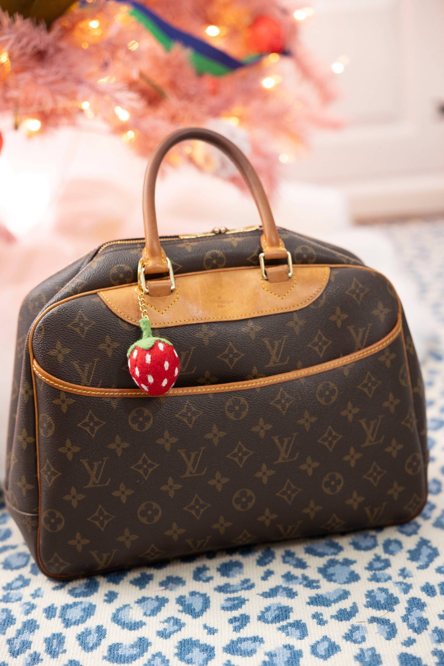 Strawberry Bag Charm