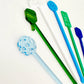 Lucky Lemon Paper Co. - Pickleball Stir Stick Set - Blue