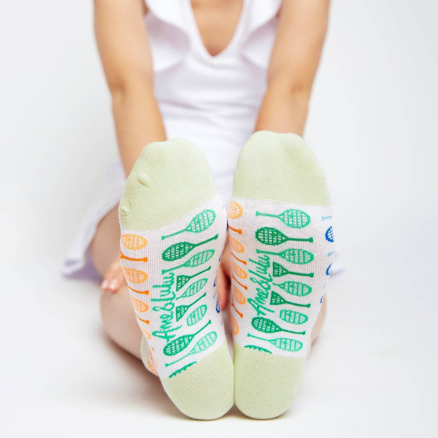 Meet Your Match Ankle Socks - Rainbow Racquets