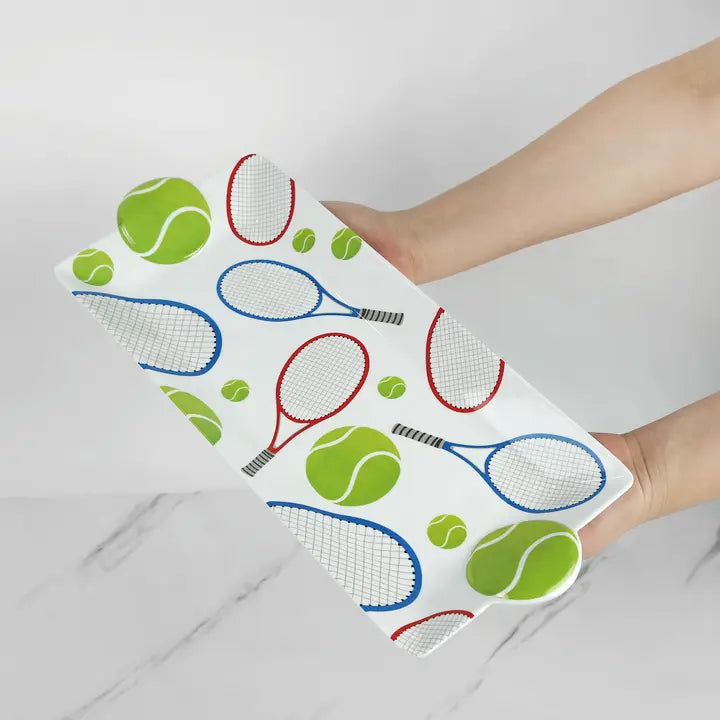 16" Tennis Rectangle Serving Tray