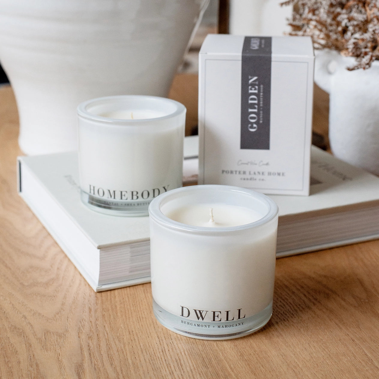 Dwell | Bergamot + Mahogany Candle | Signature Collection