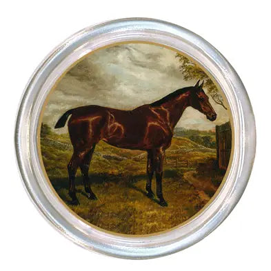 Marye-Kelley -Bay Horse Facing Right Coaster