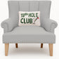 19Th Hole Club Hook Pillow