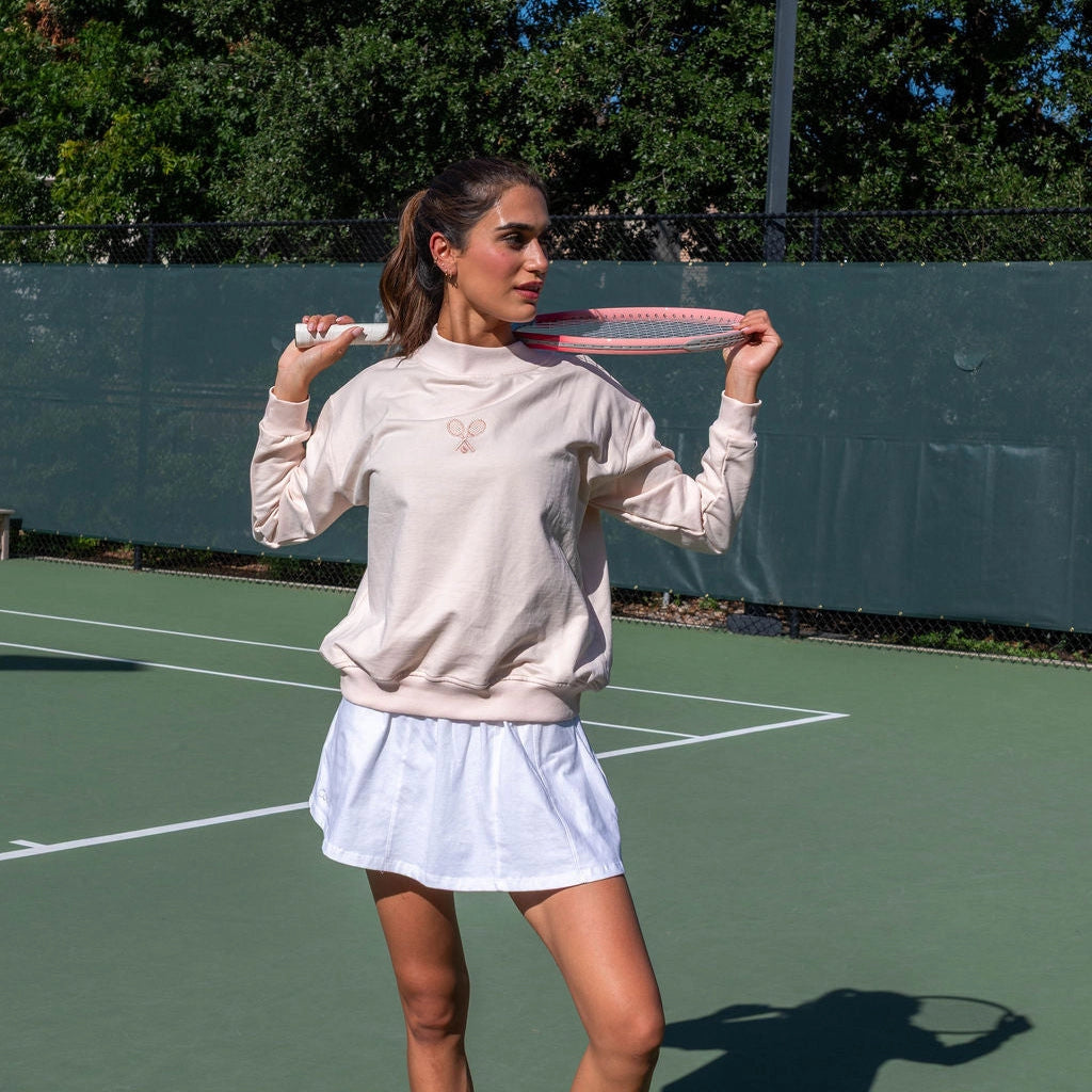 Limited Edition Tennis Mock Neck