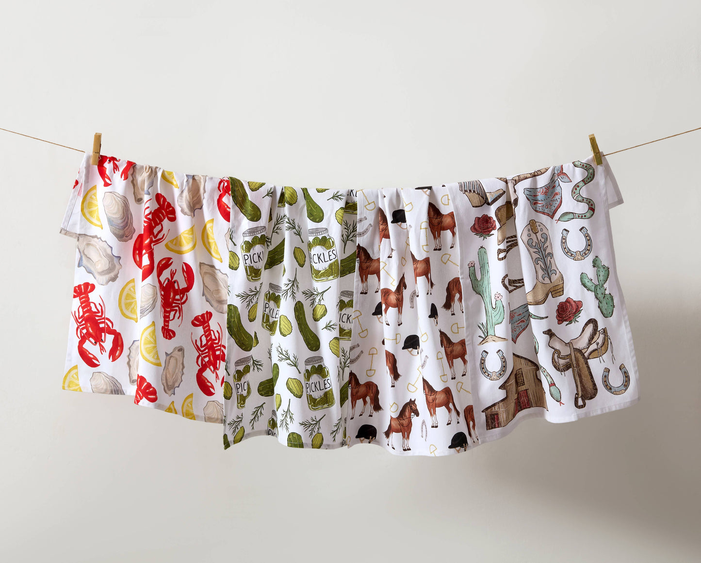 Peking Handicraft - Equestrian Kitchen Towel